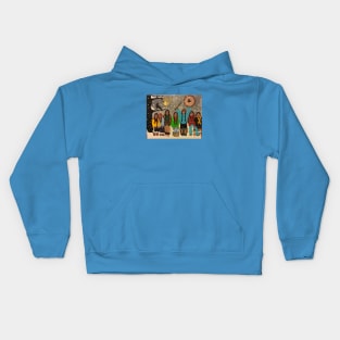Silas Silverfoxes’ New Camera from Northern Canada Acrylic Painter: W. Thompson Kids Hoodie